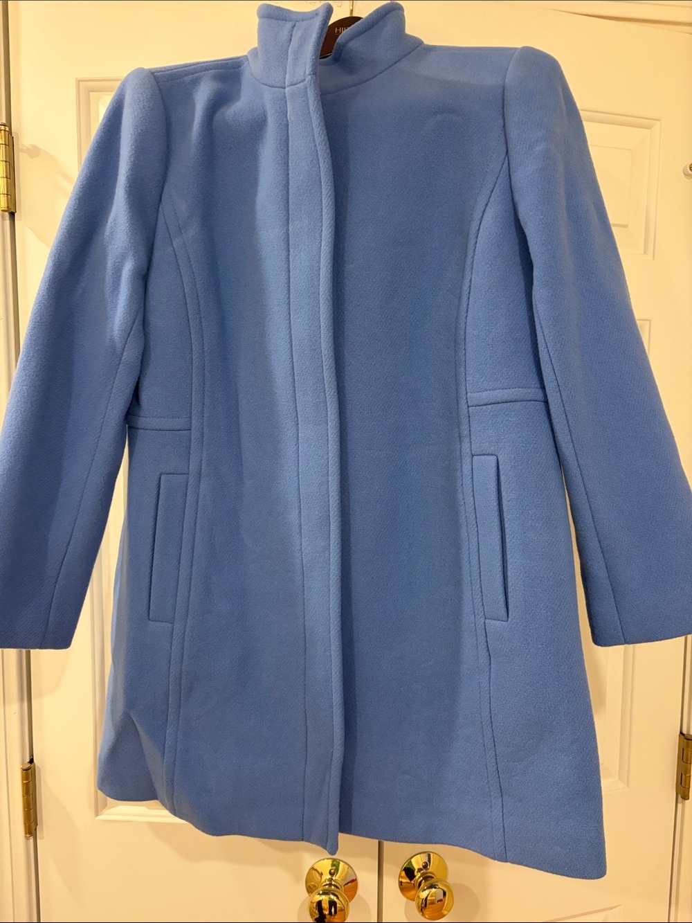 Talbots Stand Collar Wool Coat size 10